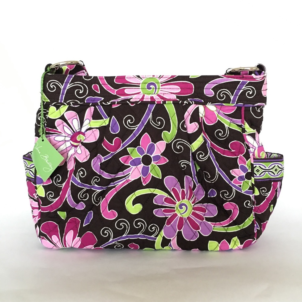 Vera Bradley Purple Punch Reversible Tote Purse